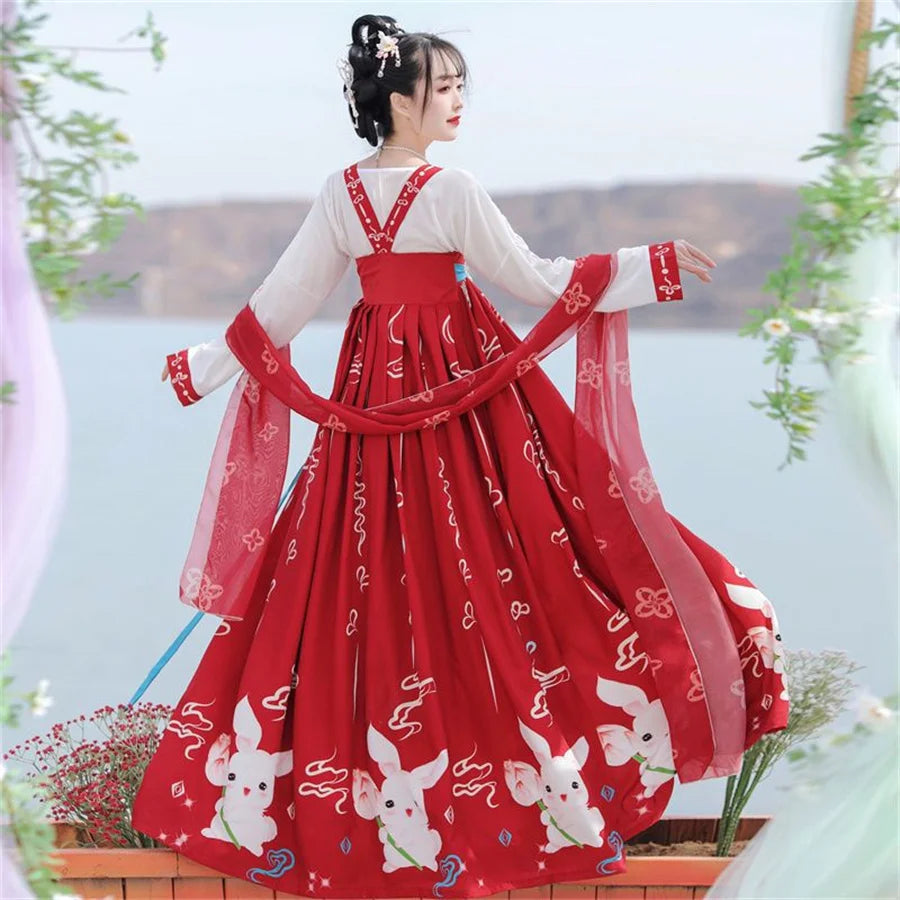 hanfu princess dress Princess Hanfu Dress Traditional Costume Performance Wear