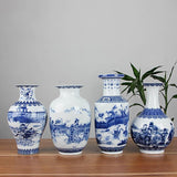 Blue And White Chinese Porcelain Vases