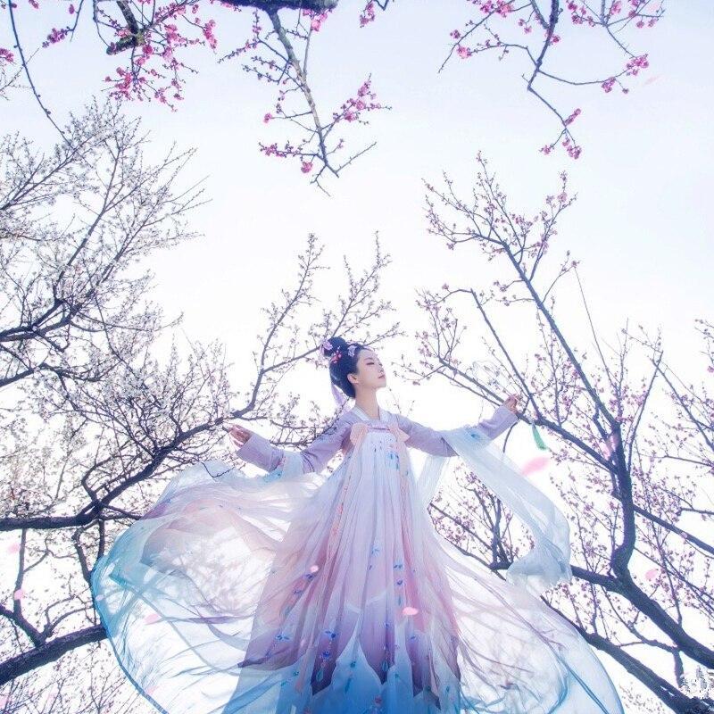 Blue Hanfu Dress | Chinese Temple Blue Hanfu Dress | Chinese Temple