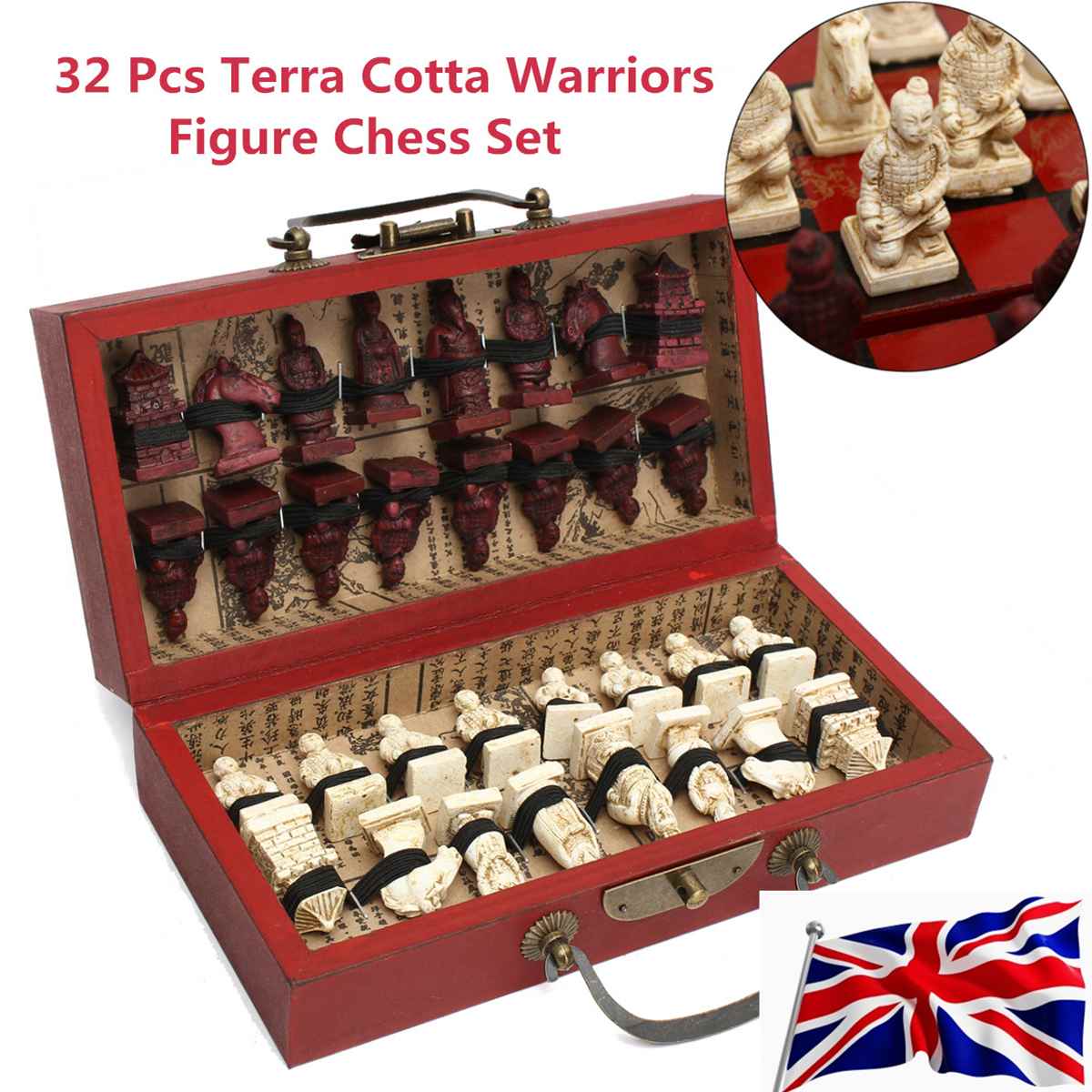 Carved Chinese Chess Set | Chinese Temple