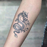 Chinese Blue Dragon Tattoo