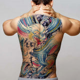 Chinese Dragon Back Tattoo