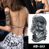 Chinese Dragon Tattoo Black and White