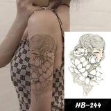 Chinese Dragon Tattoo Black and White