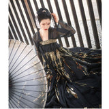 Chinese Hanfu Dress Black