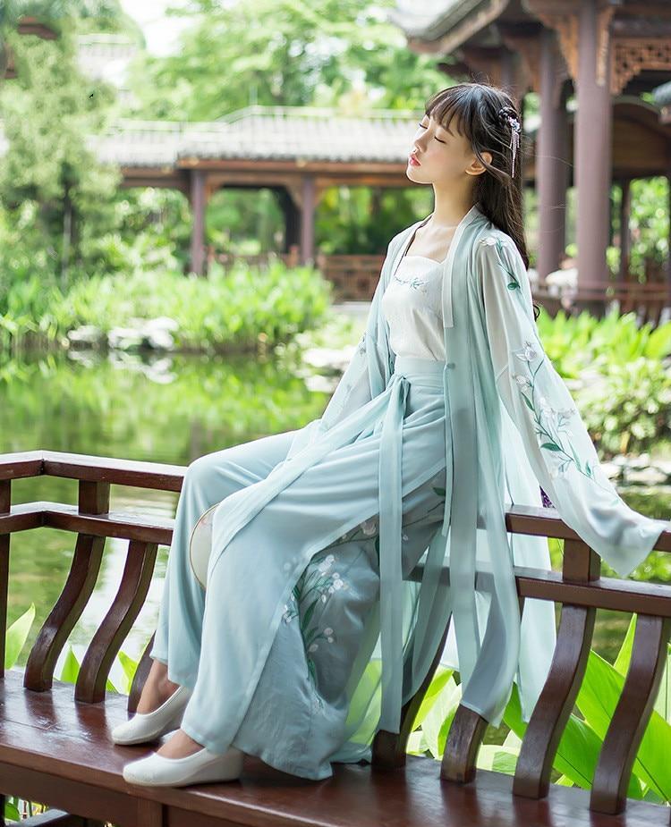 Chinese Hanfu Dress Green | Chinese Temple Chinese Hanfu Dress Green | Chinese Temple