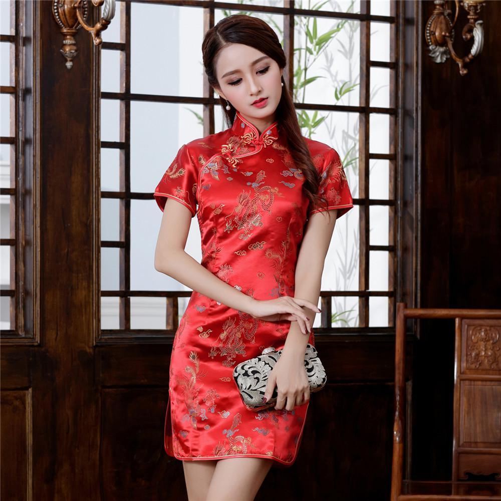 Chinese Red Dress Short | Chinese Temple Chinese Red Dress Short | Chinese Temple
