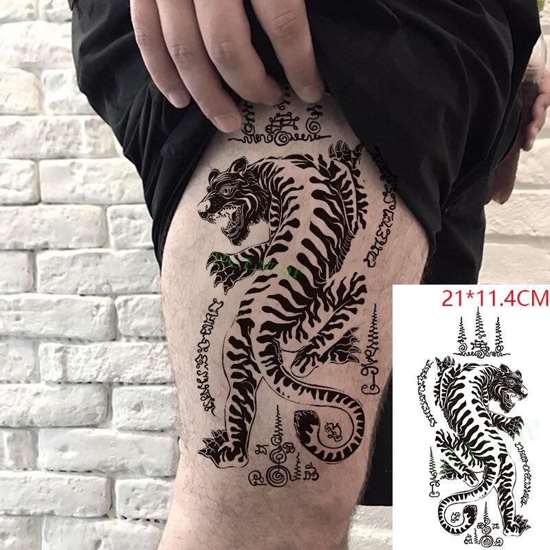 chinese fire tiger tattoo