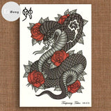 Chinese Zodiac Snake Tattoo