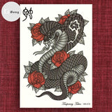 Chinese Zodiac Snake Tattoo