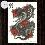 Chinese Zodiac Snake Tattoo