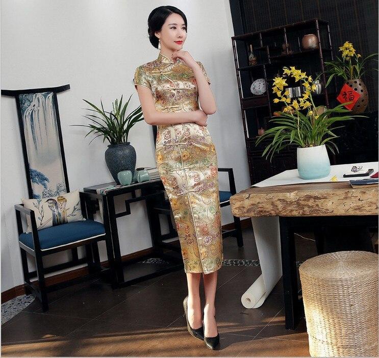 Gold Chinese Dress | Chinese Temple Gold Chinese Dress | Chinese Temple