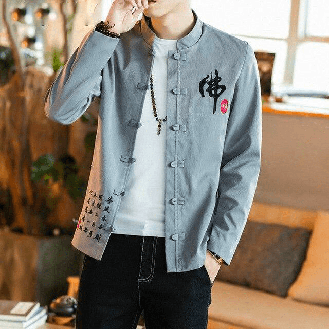 Chinese style bomber jacket outlet