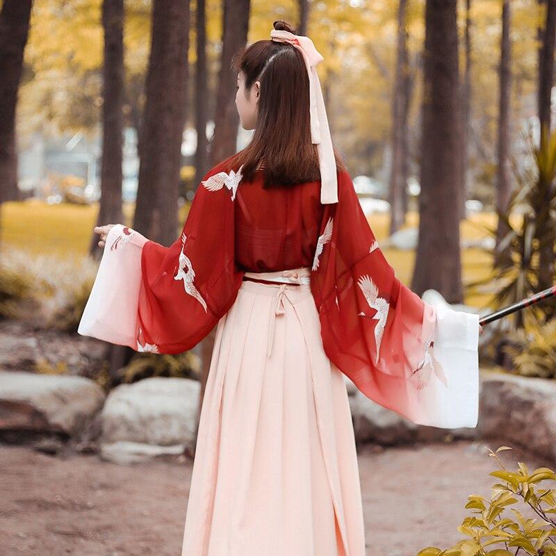 open lace back dress Chinese Hanfu Dress Cosplay