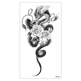 Simple Small Chinese Dragon Tattoo