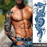 Tribal Chinese Dragon Tattoo Designs