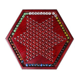Wooden Chinese Checkers Game Board