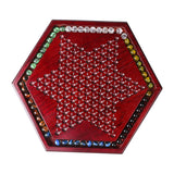 Wooden Chinese Checkers Game Board
