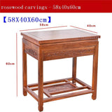 Antique Hand Carved Chinese Nesting Tables