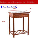 Antique Hand Carved Chinese Nesting Tables