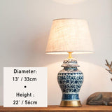 Chinese Ginger Jar Table Lamps