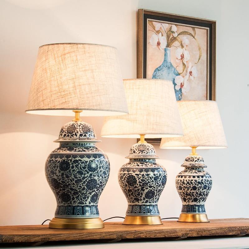 Chinese Ginger Jar Lamps Pair Petite Antique Chinese Ginger Jar Lamps