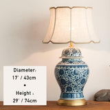 Chinese Ginger Jar Table Lamps
