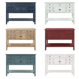 Red Chinese Console Table