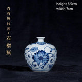 Small Chinese Blue And White Vases