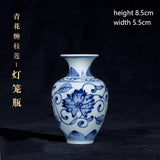 Small Chinese Blue And White Vases