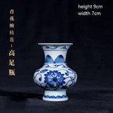 Small Chinese Blue And White Vases