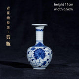 Small Chinese Blue And White Vases