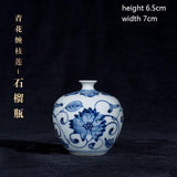Small Chinese Blue And White Vases
