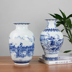 Blue And White Chinese Porcelain Vases