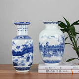 Blue And White Chinese Porcelain Vases