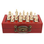 Carved Chinese Chess Set