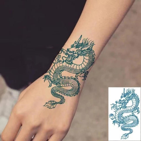 Supperb Temporary Tattoos - Small Dragons II (Set of 2) – supperbtattoo