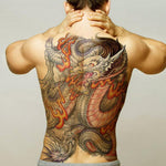 Chinese Dragon Back Tattoo