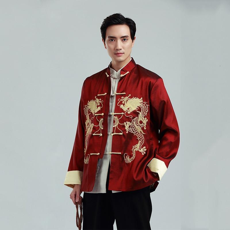 chinese new year dress men Tang Jacket for Chinese New Year (Reversible)