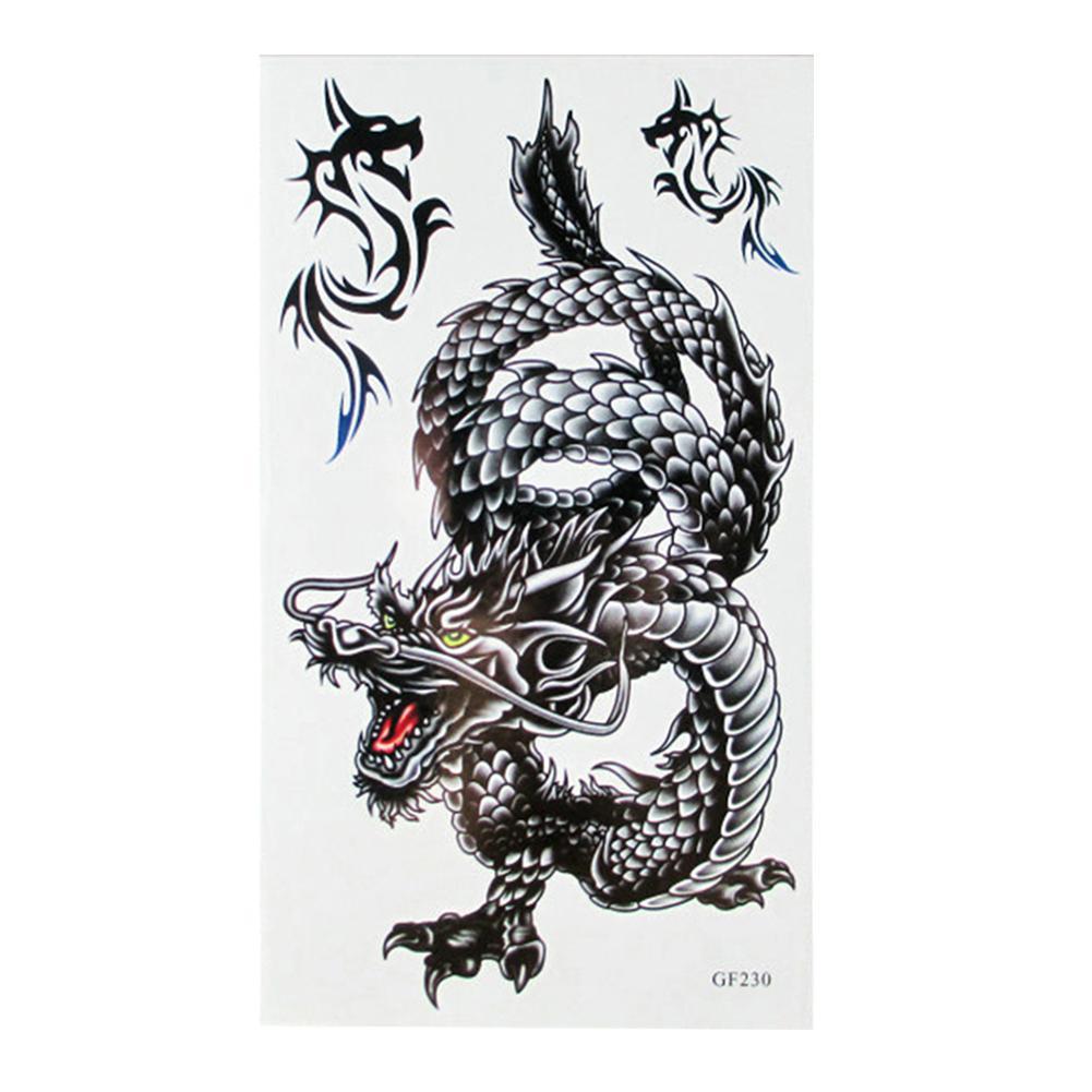 dragon tattoo outline