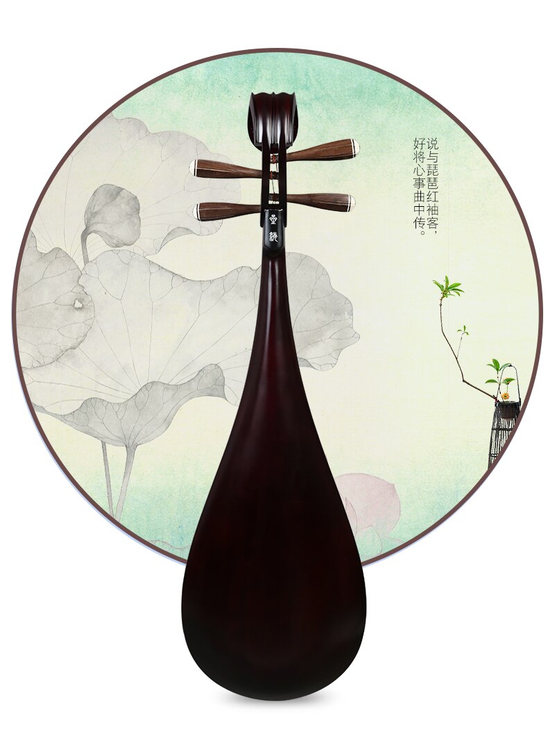 Chinese Four String Instrument | Chinese Temple