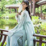Chinese Hanfu Dress Green