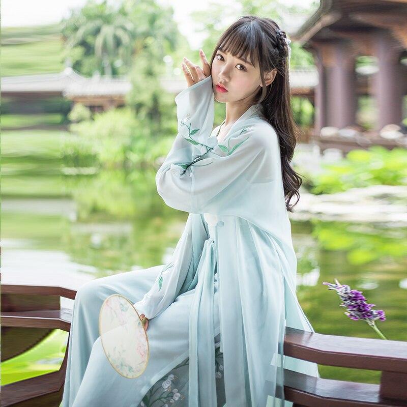 Chinese Hanfu Dress Green | Chinese Temple Chinese Hanfu Dress Green | Chinese Temple