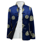 Chinese Jacket Men Traditional Mao Collar
