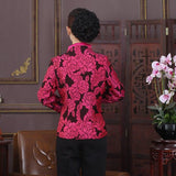 Chinese Jacket Women Flower Pattern