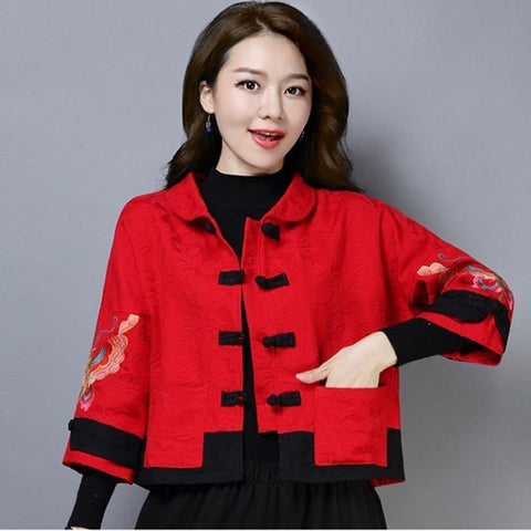 Chinese Jacket Women Short