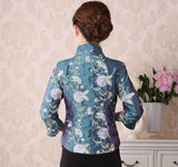 Chinese Jacket Women Sky Blue