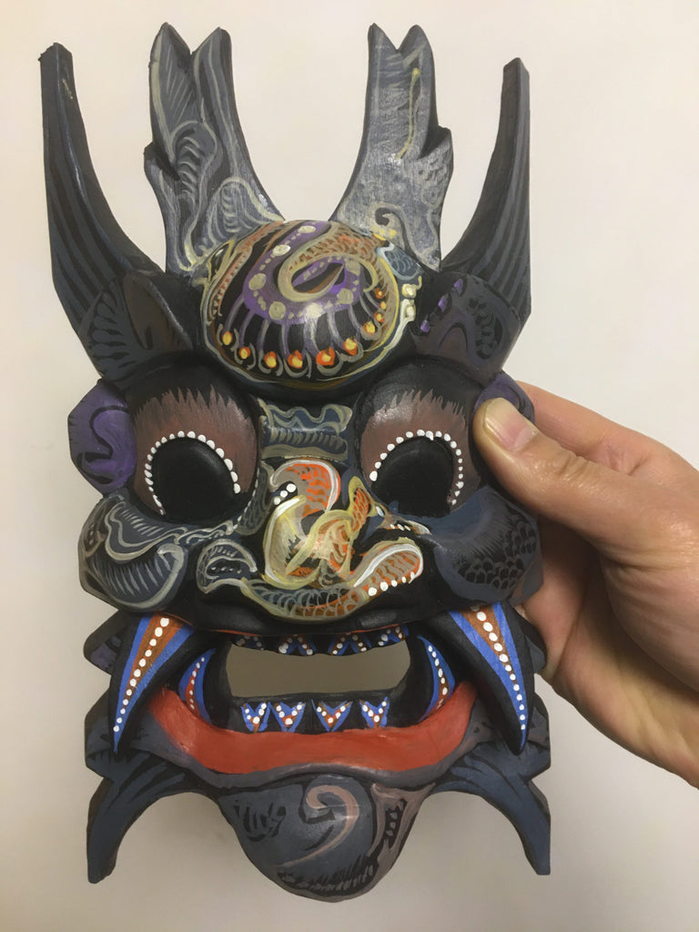 Halloween Party Mask Full Face Chinese Style Hand-painted