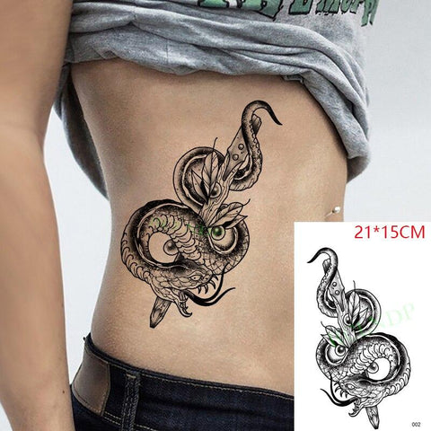 Year of Snake Chinese Zodiac | Glitter Tattoo Stencil – Henna Caravan