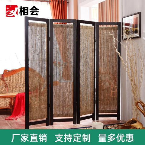 Chinese Wood Folding Screen
